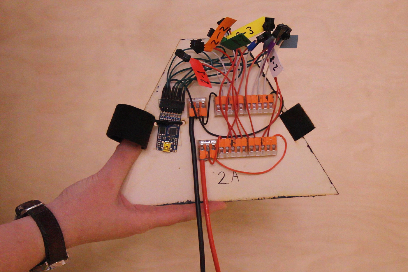 LED data and power distribution panel